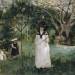 La Chasse aux papillons Madame Pontillon, nee Edma Morisot (1839-1921), soeur de l'artiste et ses filles Jeanne et Blanche